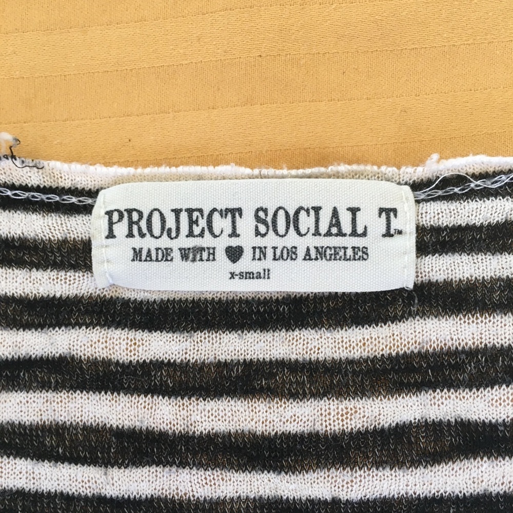 Project Social T Striped Oversized T-shirt - Picture 3 of 3